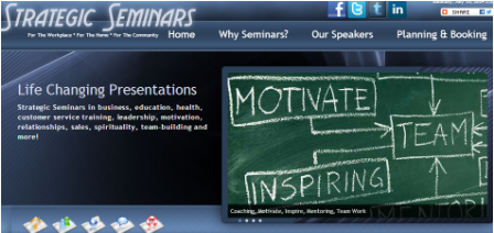 Strategic Seminars website