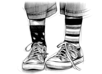 Mismatched socks